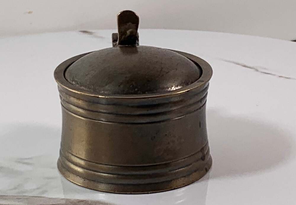 Vintage Brass Votive Candle / Incense Holder